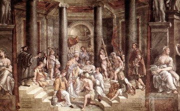 コンスタンティノス・ルネサンスの巨匠ラファエロの洗礼 Oil Paintings